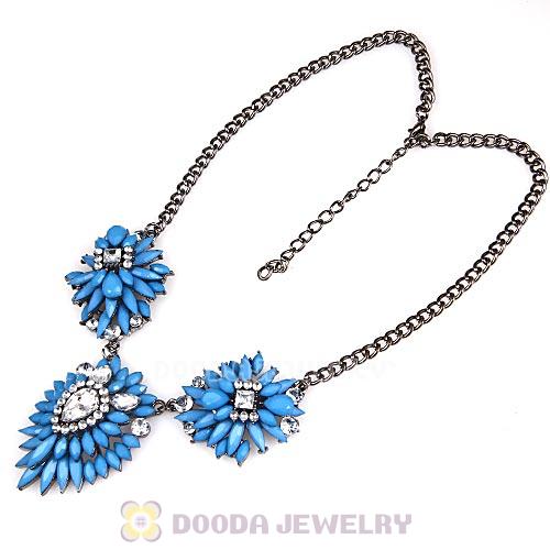 Fashion 2013 Design Lollies Blue Three Pendant Necklaces Wholesale