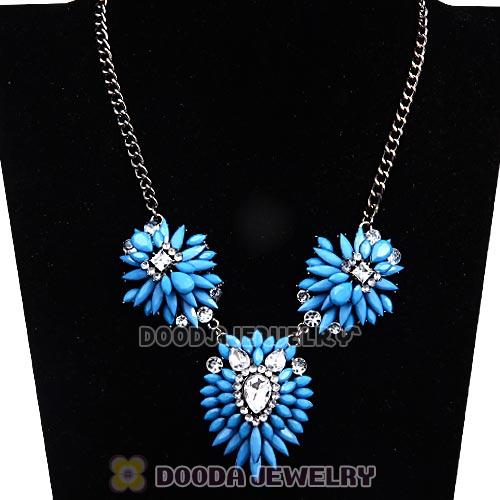 Fashion 2013 Design Lollies Blue Three Pendant Necklaces Wholesale