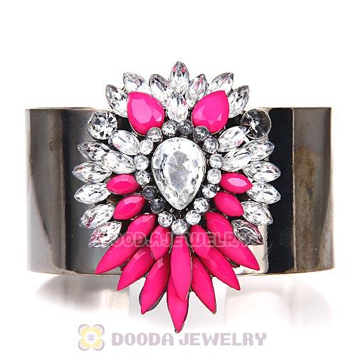 2013 Design Lollies Roseo Resin Crystal Cuff Bangles Wholesale