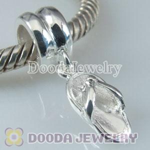S925 Sterling Silver Jewelry Charms Dangle Slipper