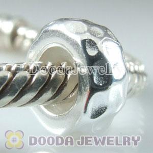 Solid Sterling Silver European Style Stopper Beads