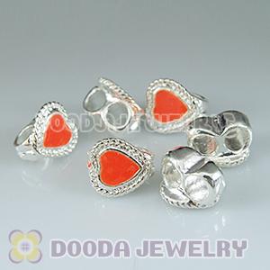 Wholesale Silver Plated European Style Double Hole Beads