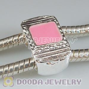Wholesale Silver Plated European Style Double Hole Beads