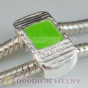 Wholesale Silver Plated European Style Double Hole Beads