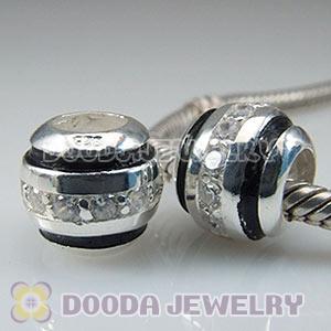 S925 Sterling Silver European Style Beads with Stone