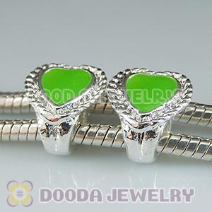 Wholesale Silver Plated European Style Double Hole Beads