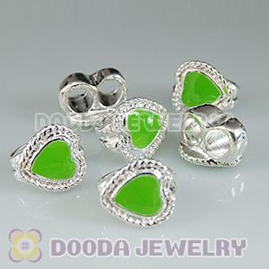 Wholesale Silver Plated European Style Double Hole Beads