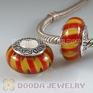 High grade Jewelry glass beads, 925 Silver Core with Screw Thread, Jewelry and 925 ALE stamped on ea