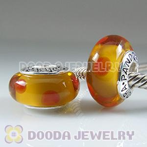 High grade Jewelry glass beads, 925 Silver Core with Screw Thread, Jewelry and 925 ALE stamped on ea