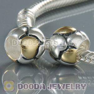 Gold Plated and Charm Jewelry Silver Beads