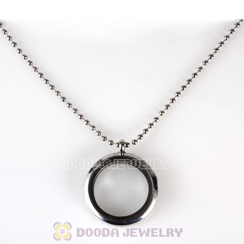 72CM Platinum Plated Alloy Necklace Chain fit Lockets Wholesale