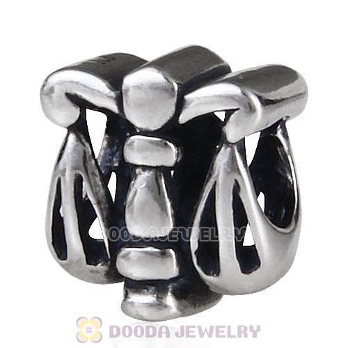 Antique Sterling Silver Libra Horoscope Zodiac Beads European Style