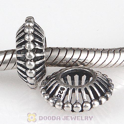 Antique Sterling Silver Spoken For Spacer Beads European Style