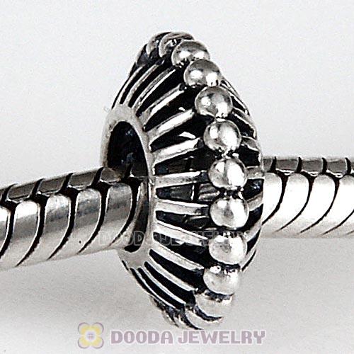 Antique Sterling Silver Spoken For Spacer Beads European Style
