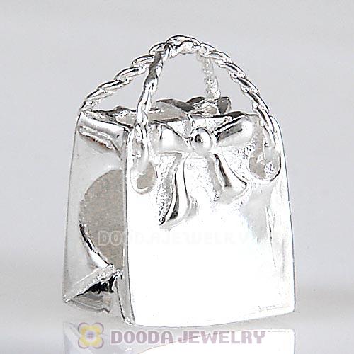 Sterling Silver European Style Bag Charm Beads Wholesale