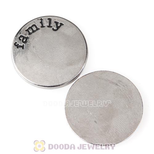 22mm Large Platinum family Alloy Plate Wholesale