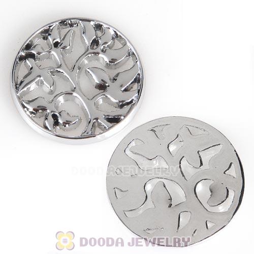 22mm Large Platinum Family Tree Alloy Window Plate