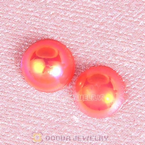 6mm Pink AB Color Imitation Pearl Floating Locket Charms Wholesale