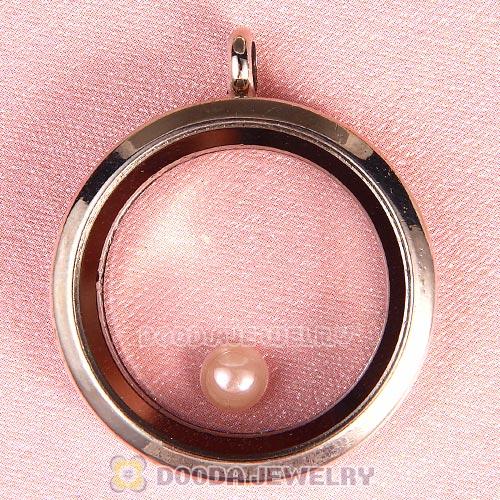 6mm Round Ceramic Floating Locket Charms Wholesale
