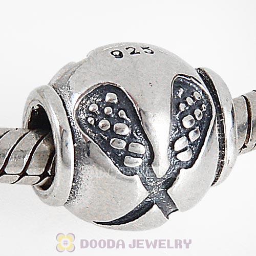 European Style Sterling Silver Lacrosse Beads Wholesale