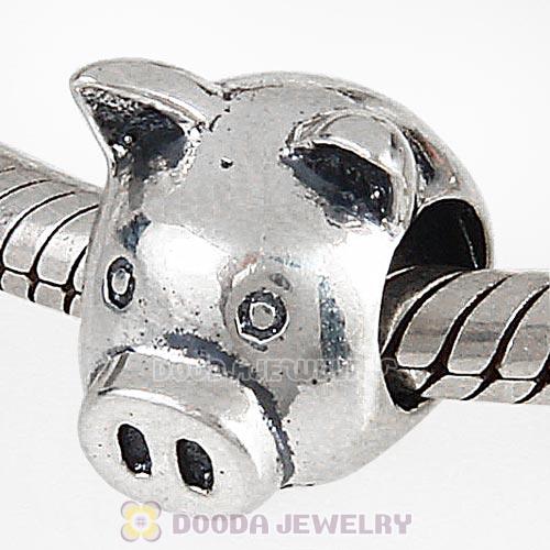 European Style Sterling Silver Pig Beads Wholesale