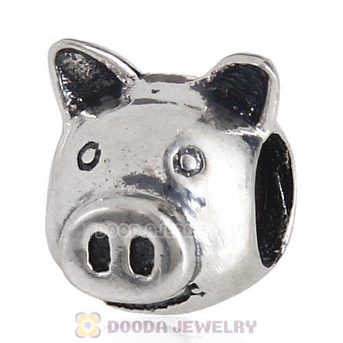 European Style Sterling Silver Pig Beads Wholesale