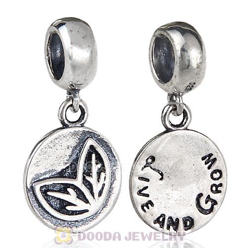 European Style Sterling Silver Beads Dangle Live and Grow Charm