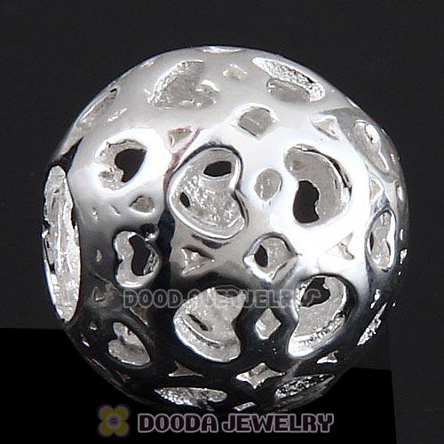 European Style Sterling Silver Karma Hearts Beads Wholesale