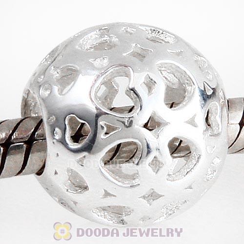 European Style Sterling Silver Karma Hearts Beads Wholesale