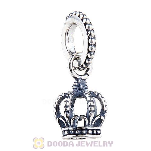 European Style Sterling Silver Dangle Noble Splendor Crown Charm Beads