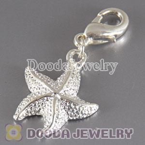 Wholesale Silver Plated Alloy Fashion starfish Charms