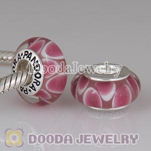 High grade Jewelry glass beads, 925 Silver Core with Screw Thread