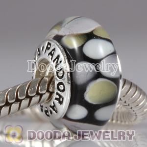 High grade Jewelry glass beads, 925 Silver Core with Screw Thread