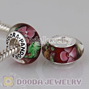 High grade Jewelry glass beads, 925 Silver Core with Screw Thread