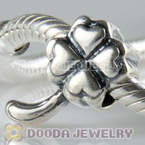S925 Sterling Silver Charm Jewelry four-leaf clover Beads