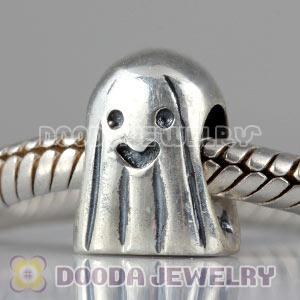 S925 Sterling Silver European Style Ghost Charm Beads