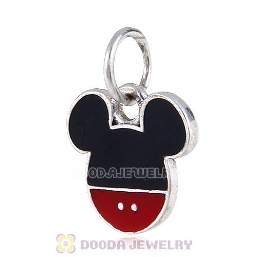 European style Sterling Silver Dangle Mickey Icon Charm
