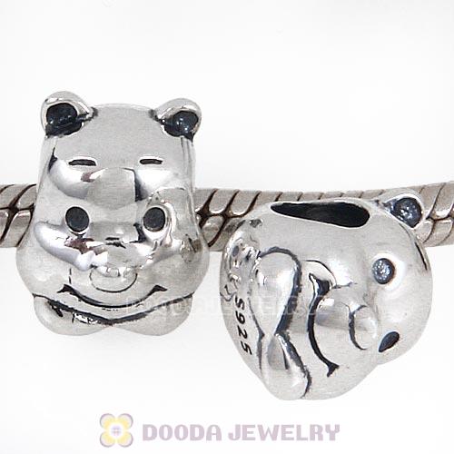 European style Sterling Silver Winnie the Pooh Bear Charm Beads