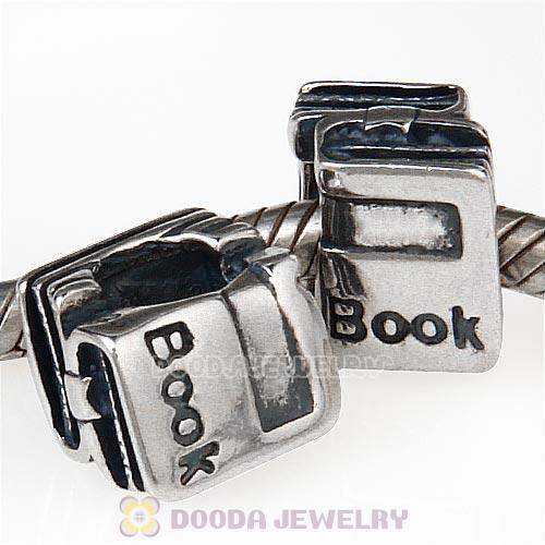 European Style Antique Sterling Silver Book Charm Beads Wholesale