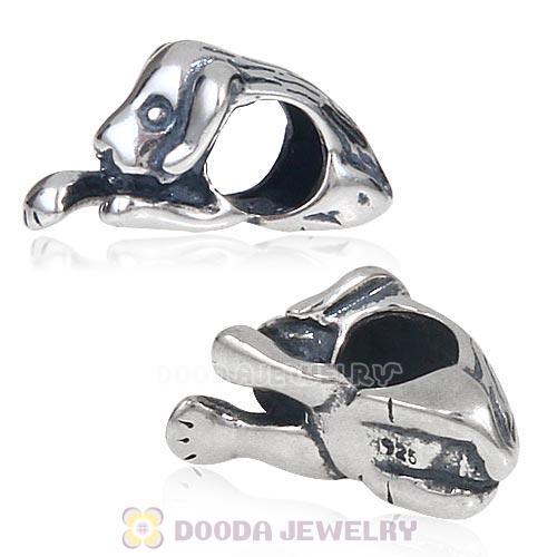 European Style Antique Sterling Silver Puppy Dog Charm Beads Wholesale