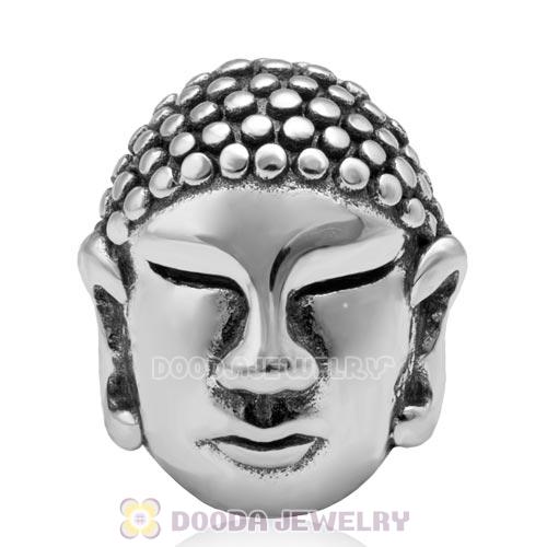 European Style Authentic 925 Sterling Silver Buddha head Charm Beads Wholesale