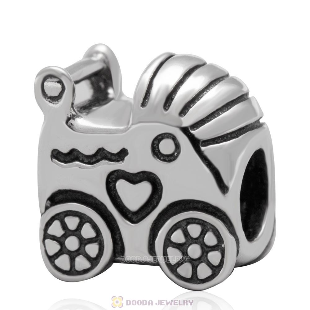 925 Sterling Silver European BABY Carriage Beads Wholesale