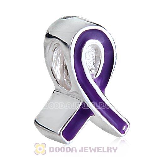 925 Sterling Silver Charm Jewelry Enamel Ribbon Beads with Screw