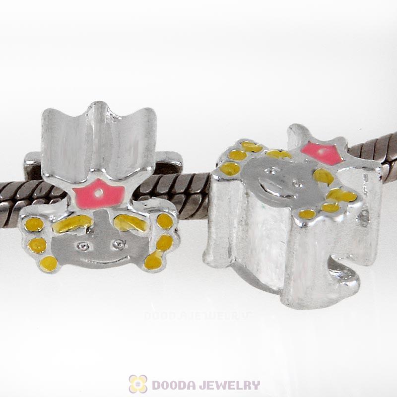 Wholesale European style silver plated beads and charms