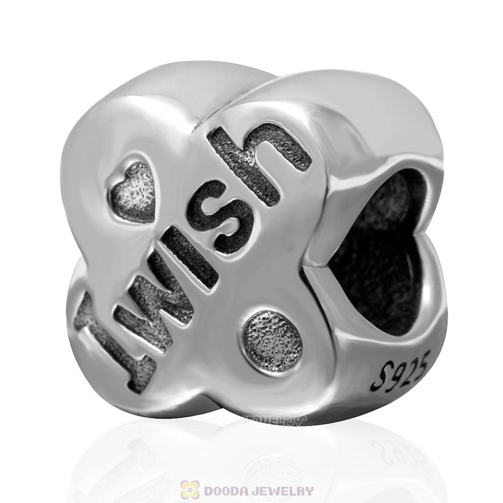 925 Sterling Silver I Wish Lucky Charm Bead