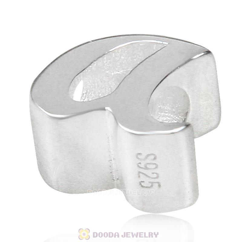 DIY 925 Sterling Silver Alphabet Letter a Charm Beads