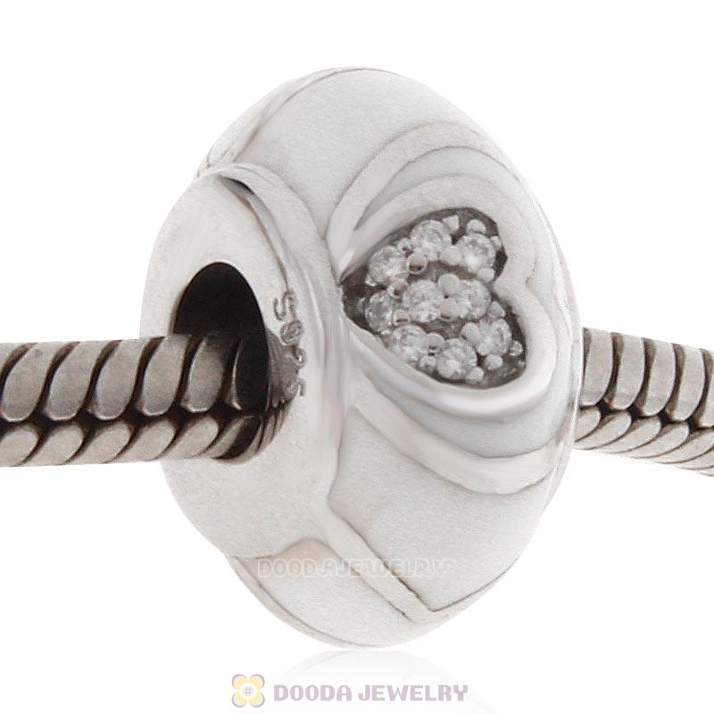 European Style Love Bead 925 Sterling Silver with Enamel