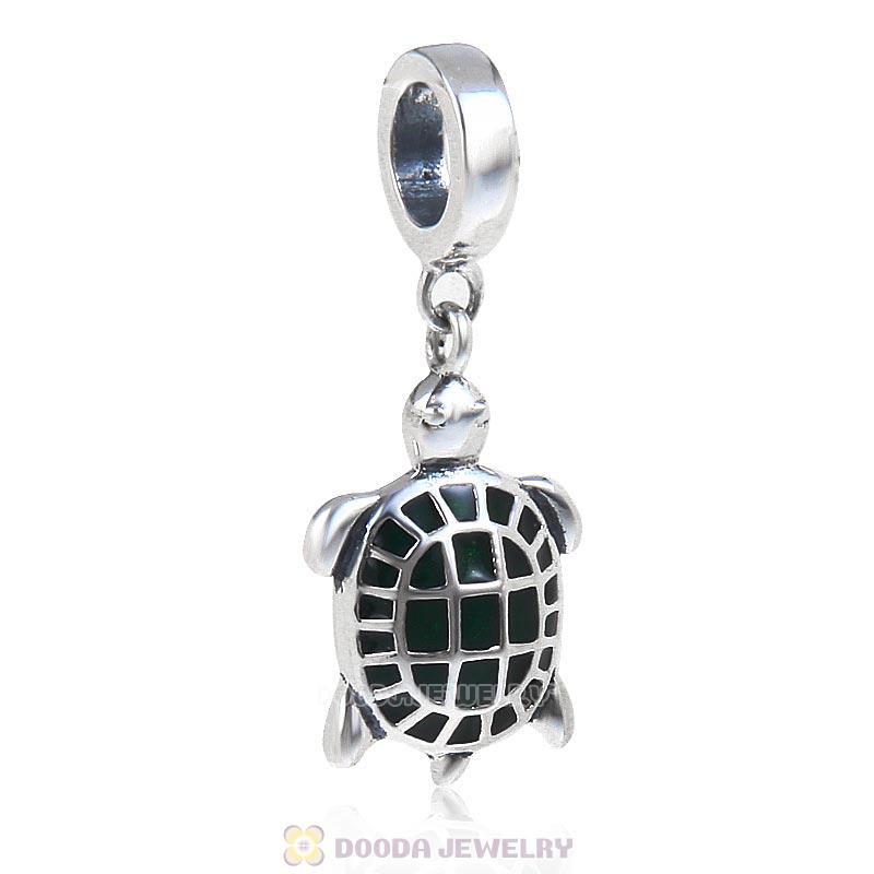 Sea Turtle Charm 925 Sterling Silver