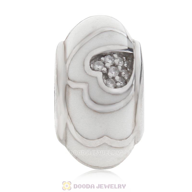 European Style Love Bead 925 Sterling Silver with Enamel