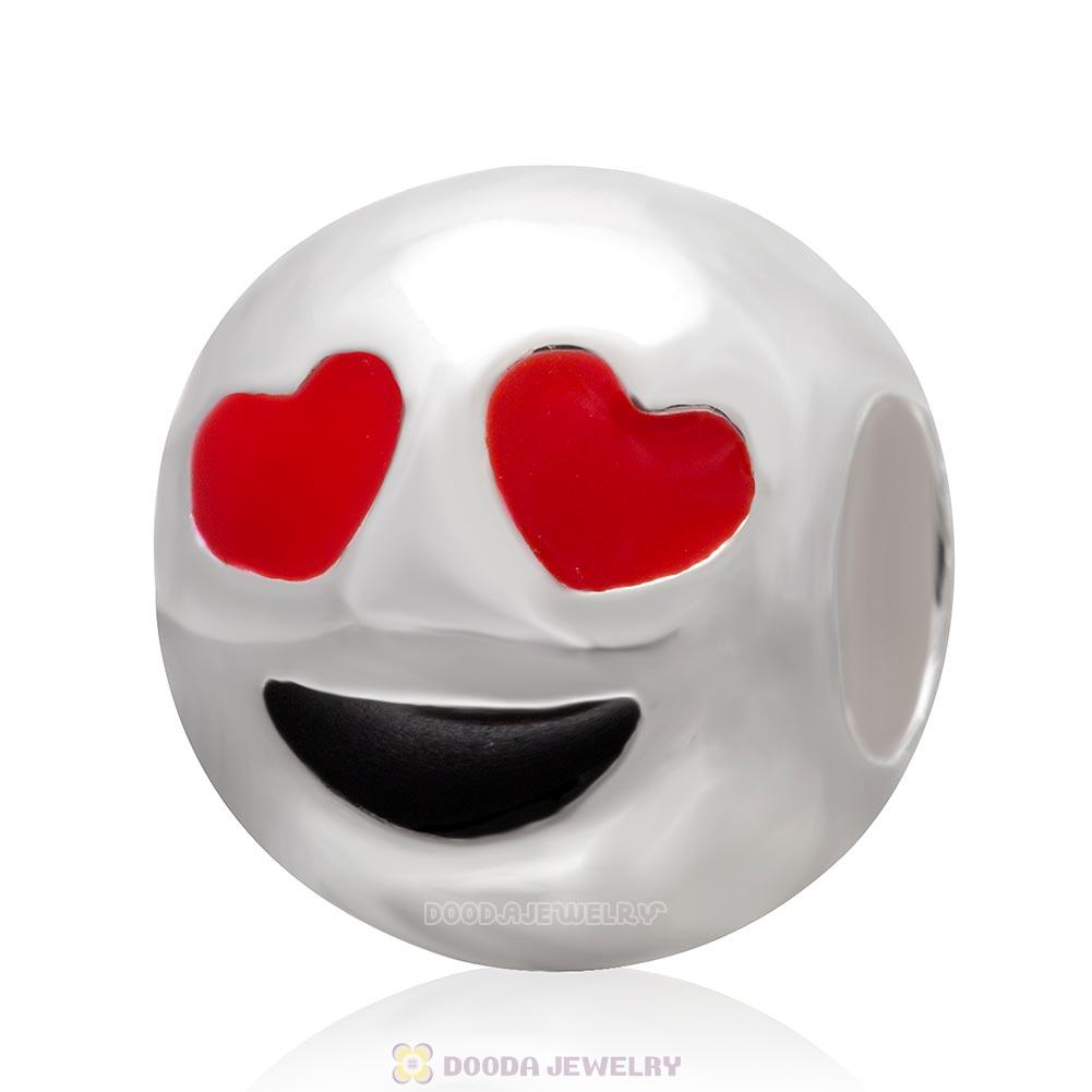 925 Sterling Silver QQ Anthomaniac Emoji Face Beads